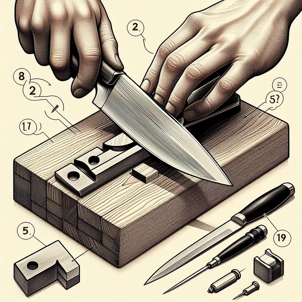 knife Sharpening steps