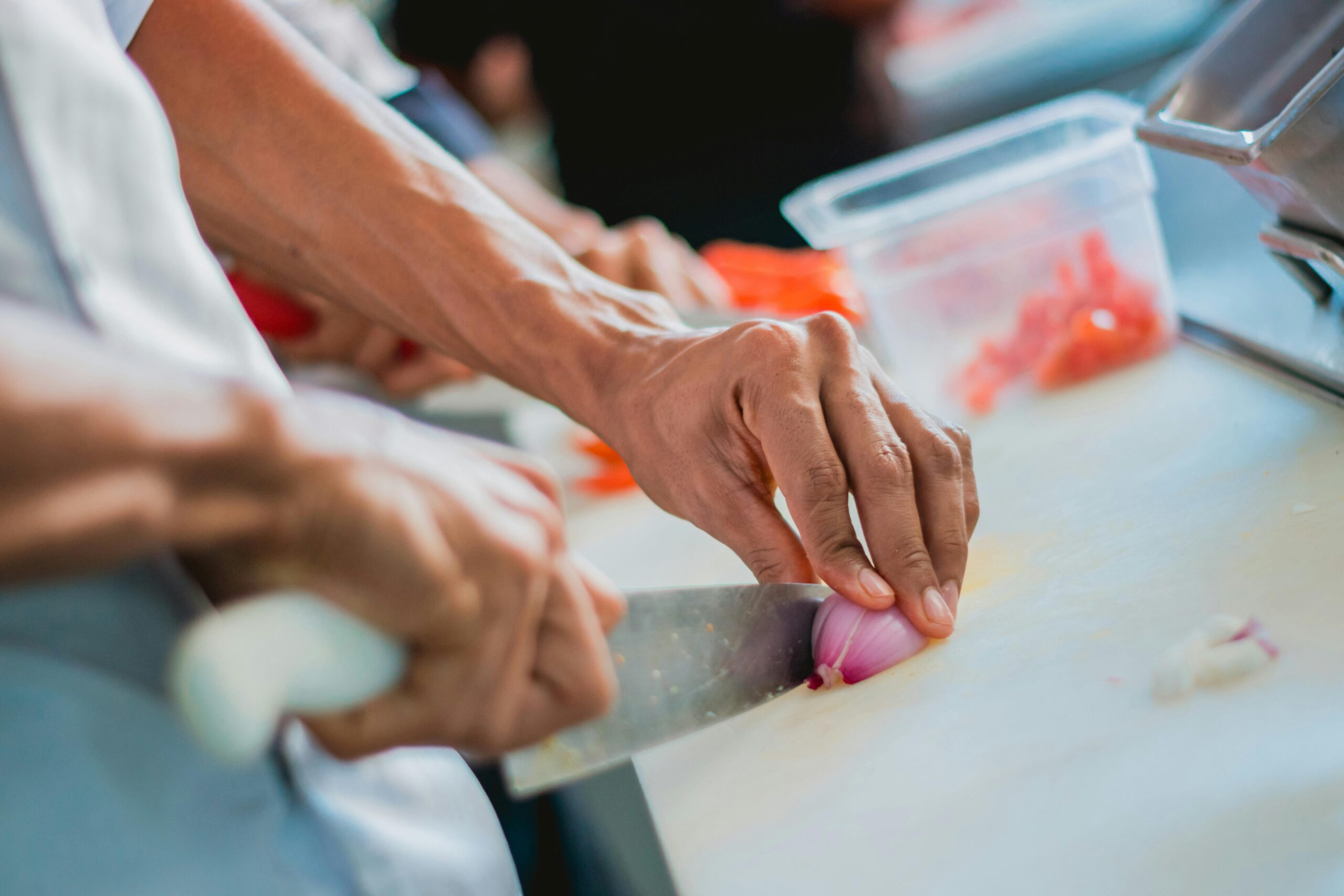 ONION SMELL OUT OF CUTTING BOARD