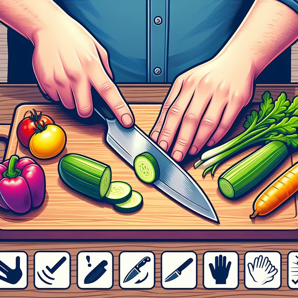 Kitchen Knife Safety Tips