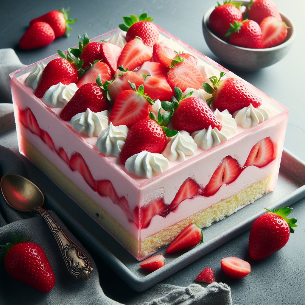 Strawberry Cream Cheese Icebox Cake