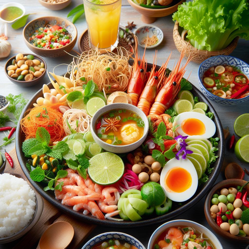 Thai Delights with tasty food