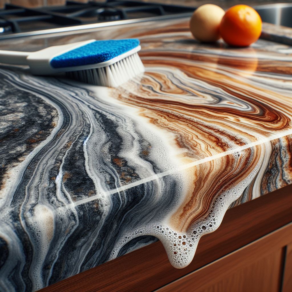 the Effect of Oven Cleaner on Kitchen Countertops