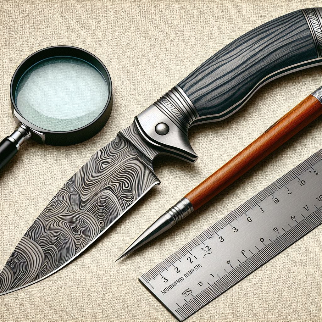  A Knife is Real Damascus Steel