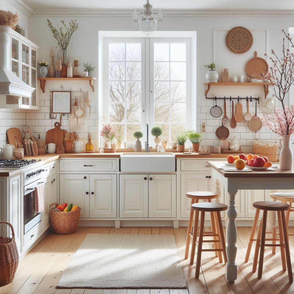  Warm Up a White Kitchen