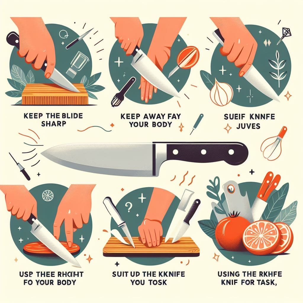 Kitchen Knife Safety Tips