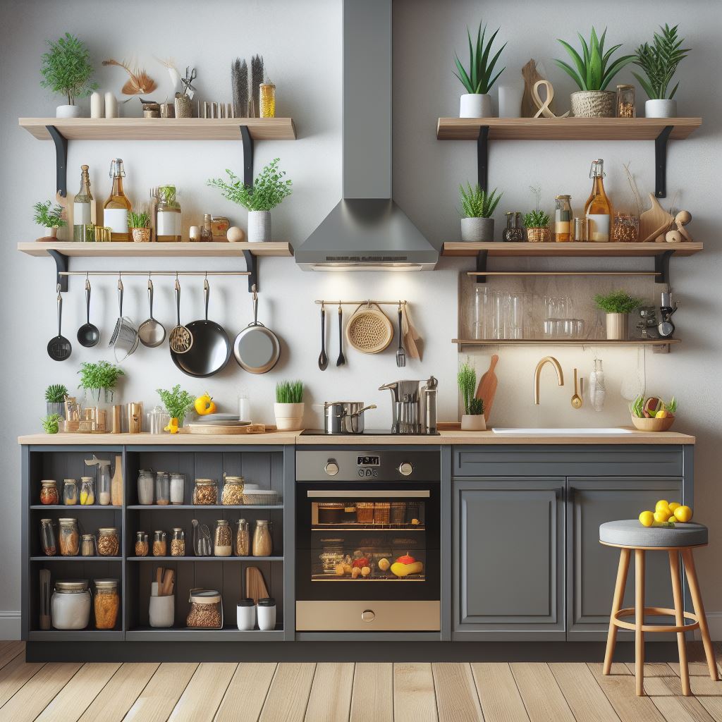 Kitchen Floating Shelf Maximize Space & Style!